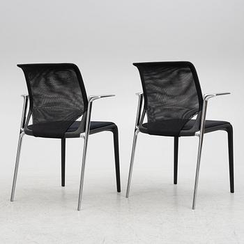 Alberto Meda, a pair of 'MedaSlim' chairs, Vitra, 2011.