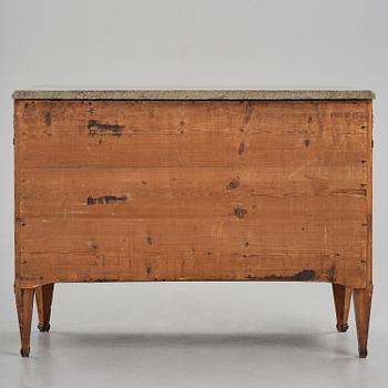 A Gustavian marquetry commode by A. Lundelius (master in Stockholm 1778-1823).