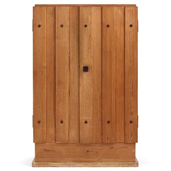 306. Axel Einar Hjorth, a stained pine 'Lovö' cabinet, Nordiska Kompaniet, Sweden 1930s.