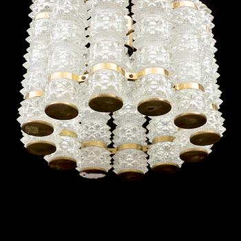 A 1970s ceiling light by Tyringe Konsthantverk, Sweden.