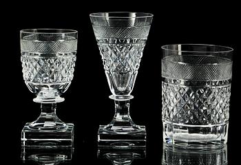 GLASSERVIS, 60 delar, "Kent", Kosta.