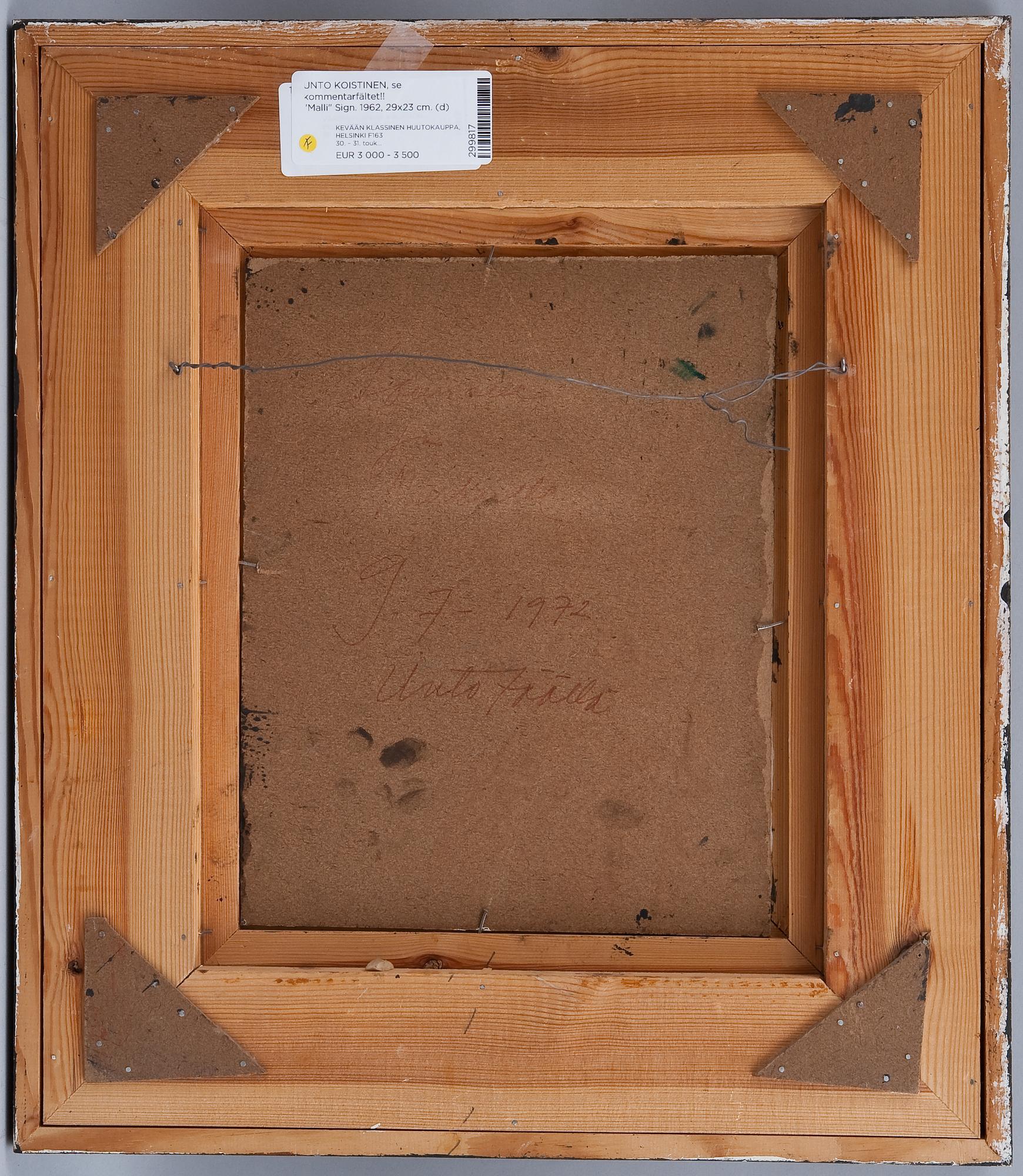 Unto Koistinen, "MODELL".