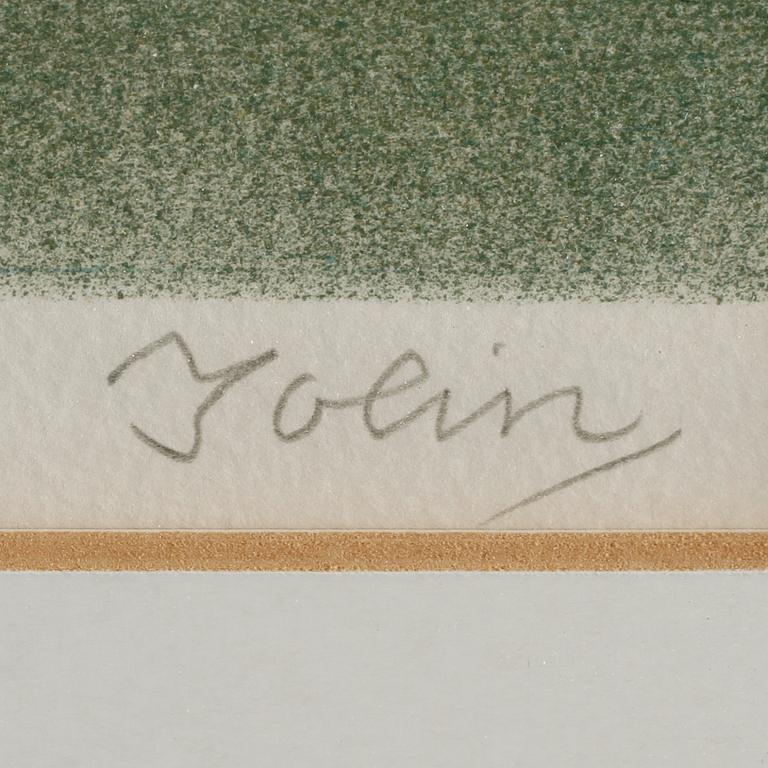 EINAR JOLIN, färglitografi, signerad och numrerad 96/360.