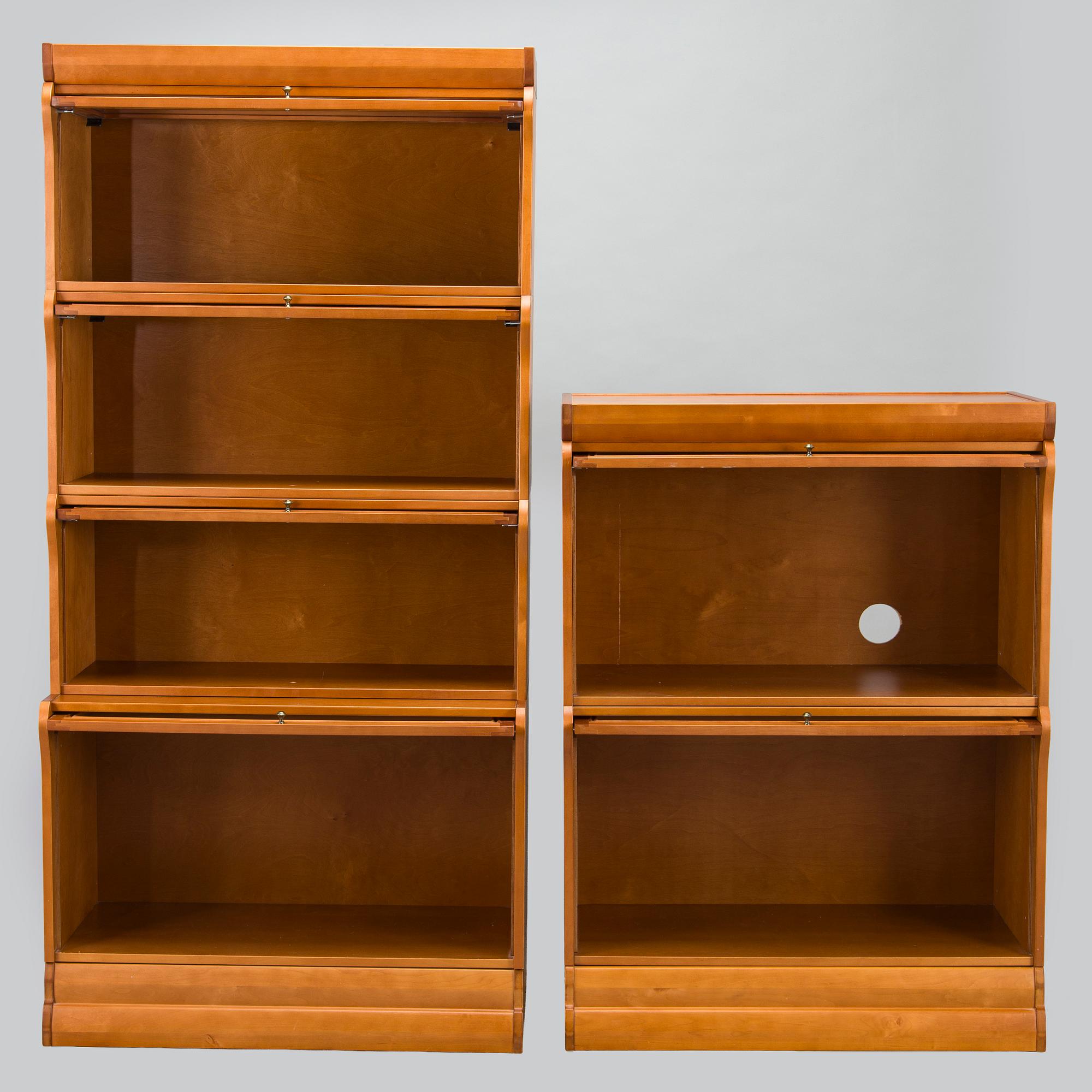 Kirjahylly lasiovilla, 6 moduulia, 2000-luku.