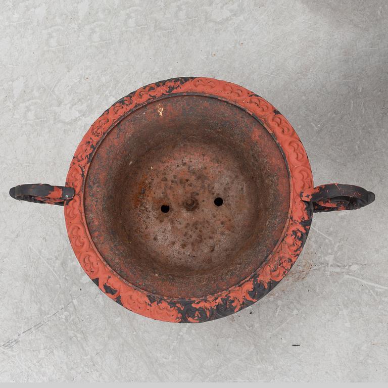 Garden urns, a pair, circa 1900.