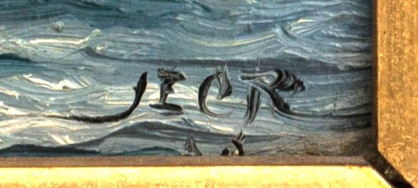 JENS ERIK CARL RASMUSSEN, oil on canvas. Signed and dated 1888.