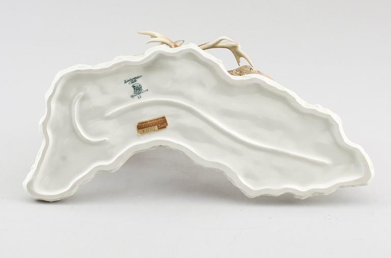 FIGURGRUPP, porslin, Günther Granget, Hutschenreuther, 1900-talets mitt.