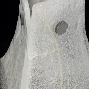 A glass ceiling lamp, second half of the 20th century.