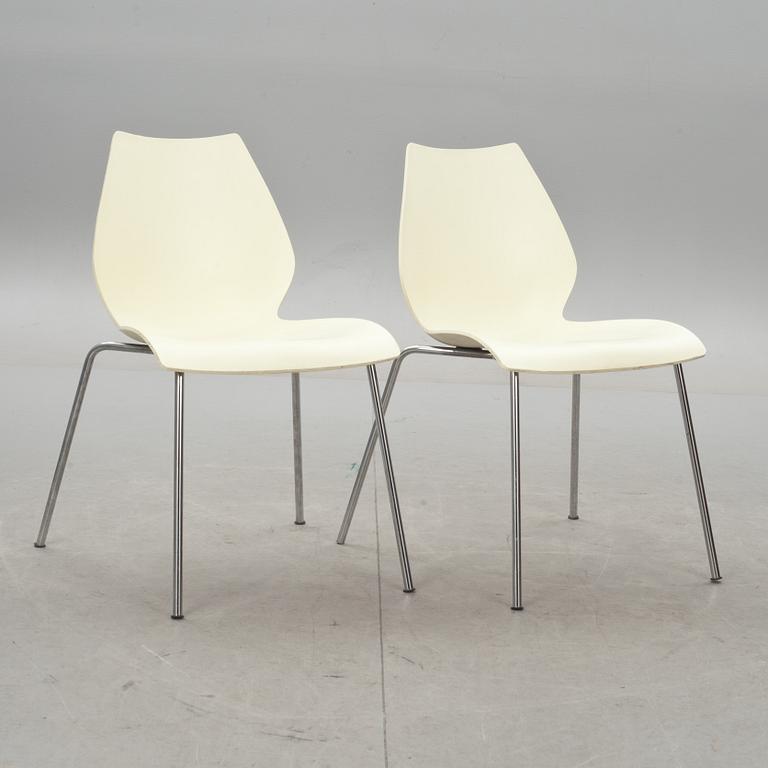 STOLAR, 6 st, "Maui", Vico Magistretti för Kartell.