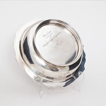 SKÅLFAT, silver, W.A. Bolin, Stockholm, 1935. Vikt c:a 600 g.