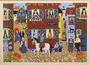 Stina Sunesson, "Tre käringar i en backe", "Löjtnanten rider genom staden".