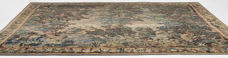 A flemish 'verdur' tapestry, c. 282 x 321 cm, 18 th century.