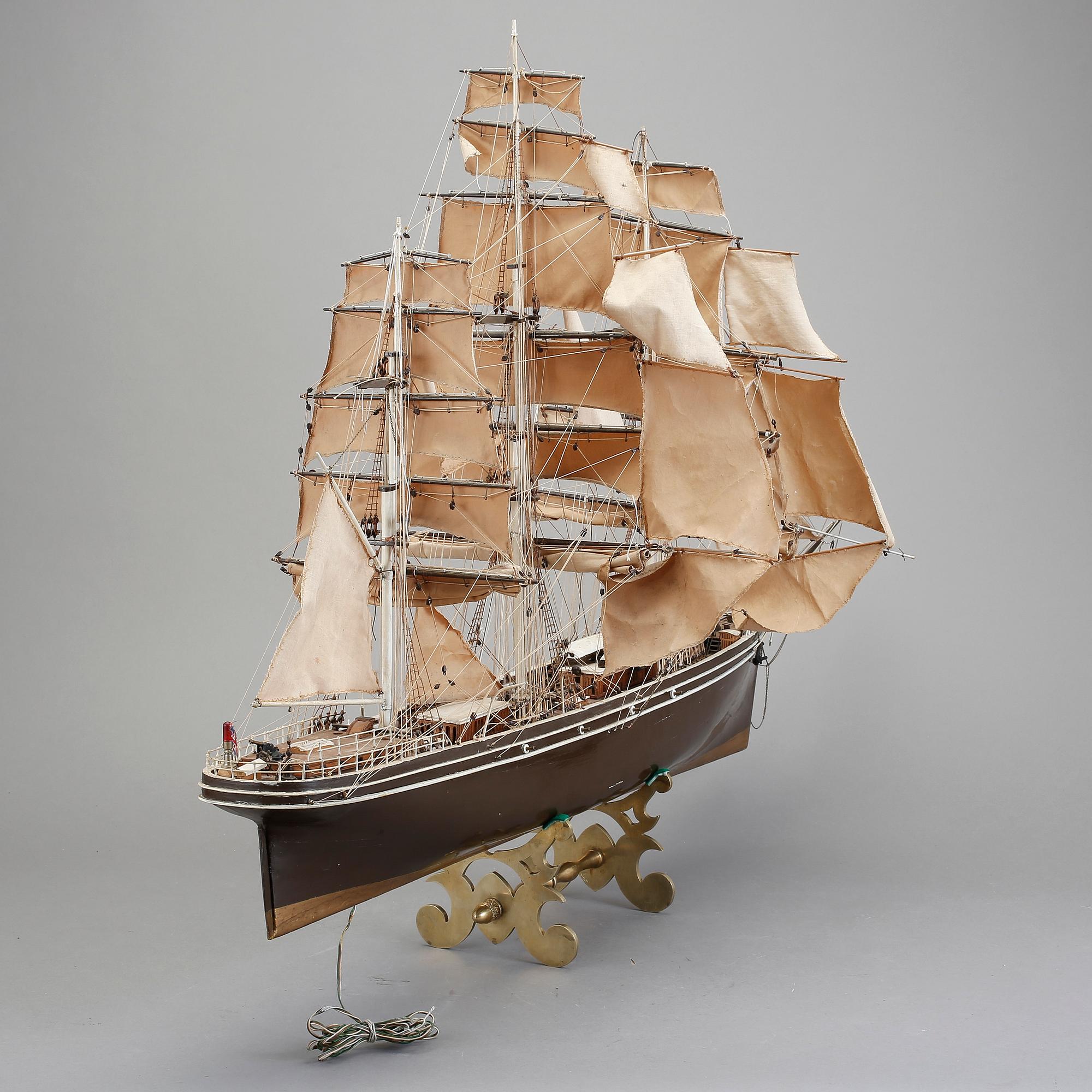 SKEPPSMODELL, "Cutty Sark", 1900-talets andra kvartal.