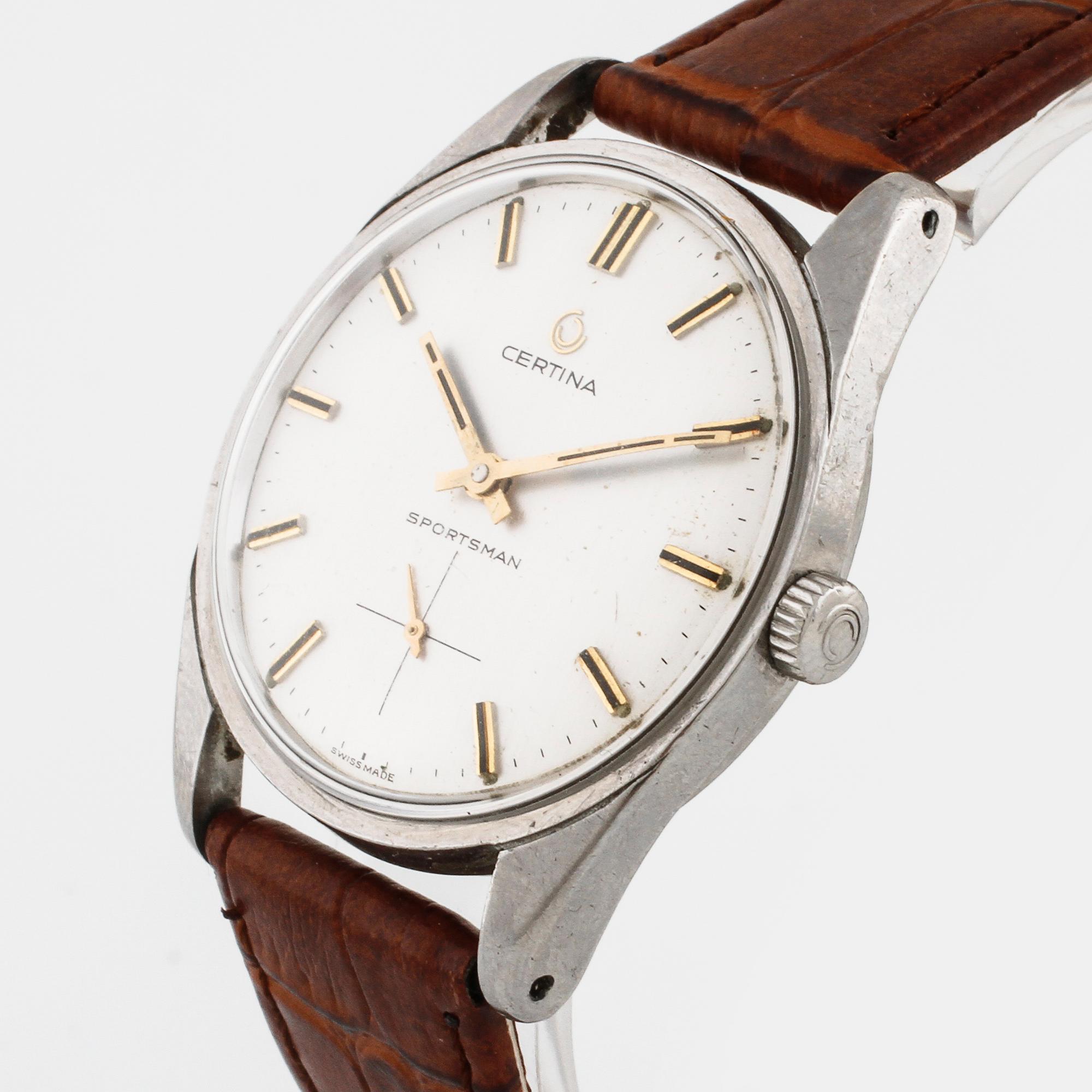 CERTINA Sportsman wristwatch 35 mm. Bukowskis