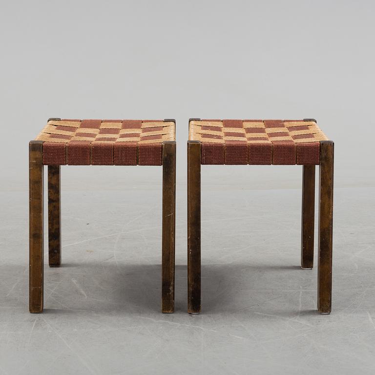 AXEL LARSSON, Pallar, ett par, Funkis, Svenska Möbelfabriken, 1930-tal.