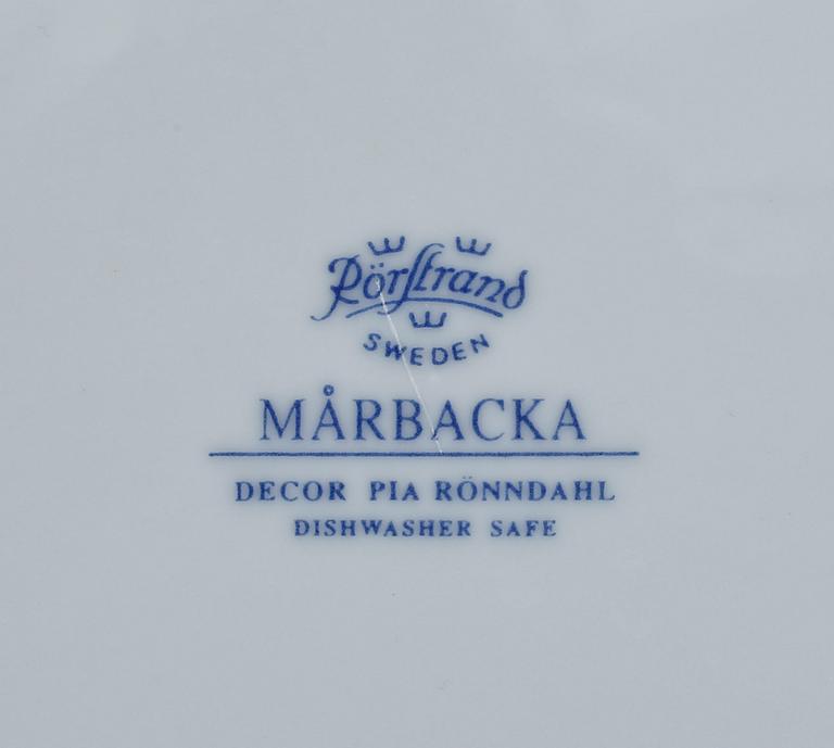 SERVIS, porslin, 49 delar, "Mårbacka", Rörstrand.