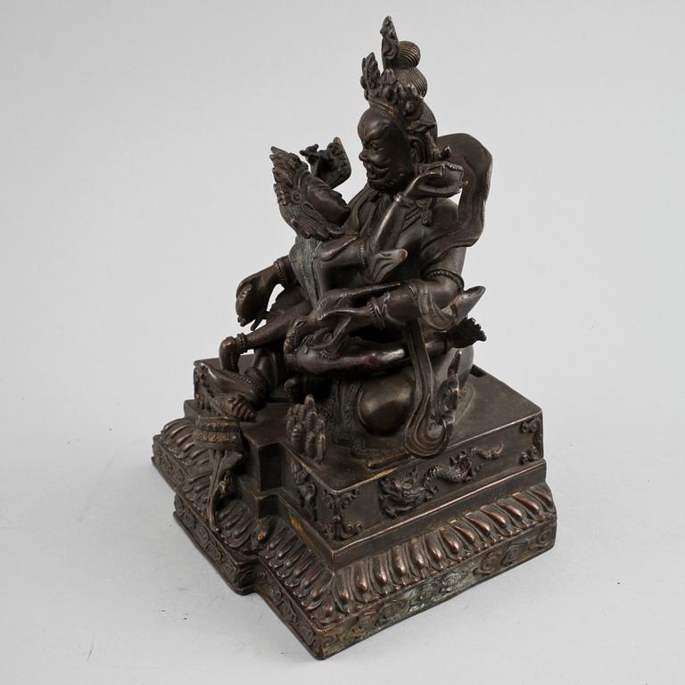 SKULPTUR, brons, Sinotibet, 1800/1900-tal.