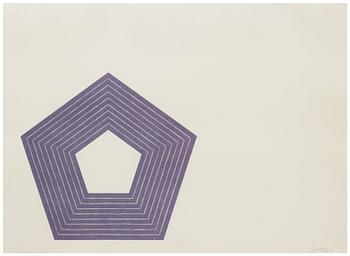 388. Frank Stella, "Charlotte Tokayer " from "Purple Series".