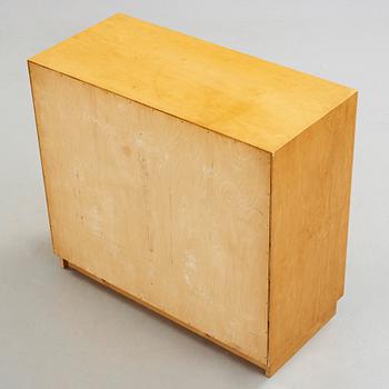 Alvar Aalto, a birch chest of drawers, made on license by Aalto Design Hedemora Sweden 1946-56, for Artek.