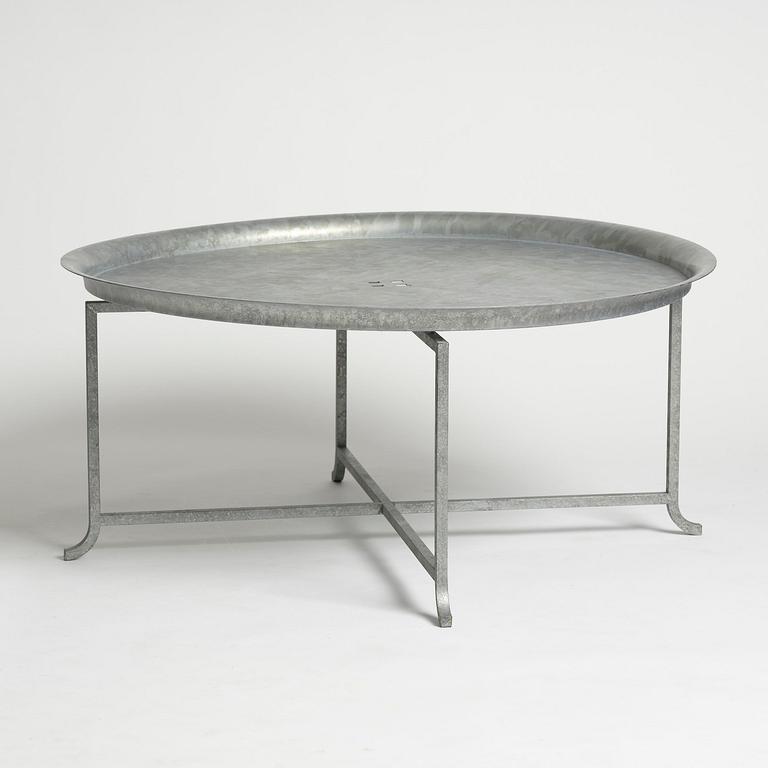 Per Öberg, a "Jeanette" coffee or garden table, ed. 10, Ambolt Smide for Interiör Plus, Stockholm, post 1993.