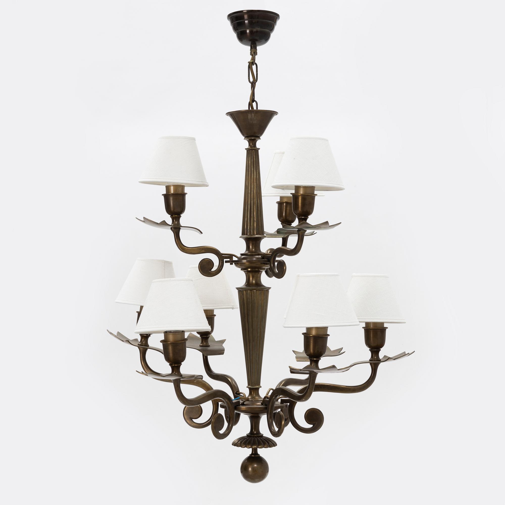A ceiling light, 1930's/40's.