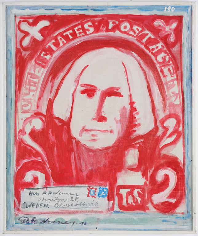 Gösta Werner, US stamp.