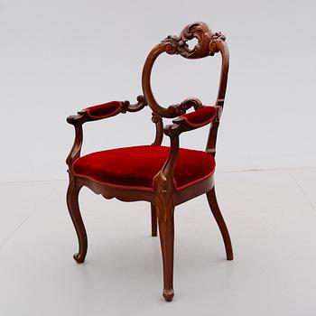 KARMSTOL, sent 1800-tal.