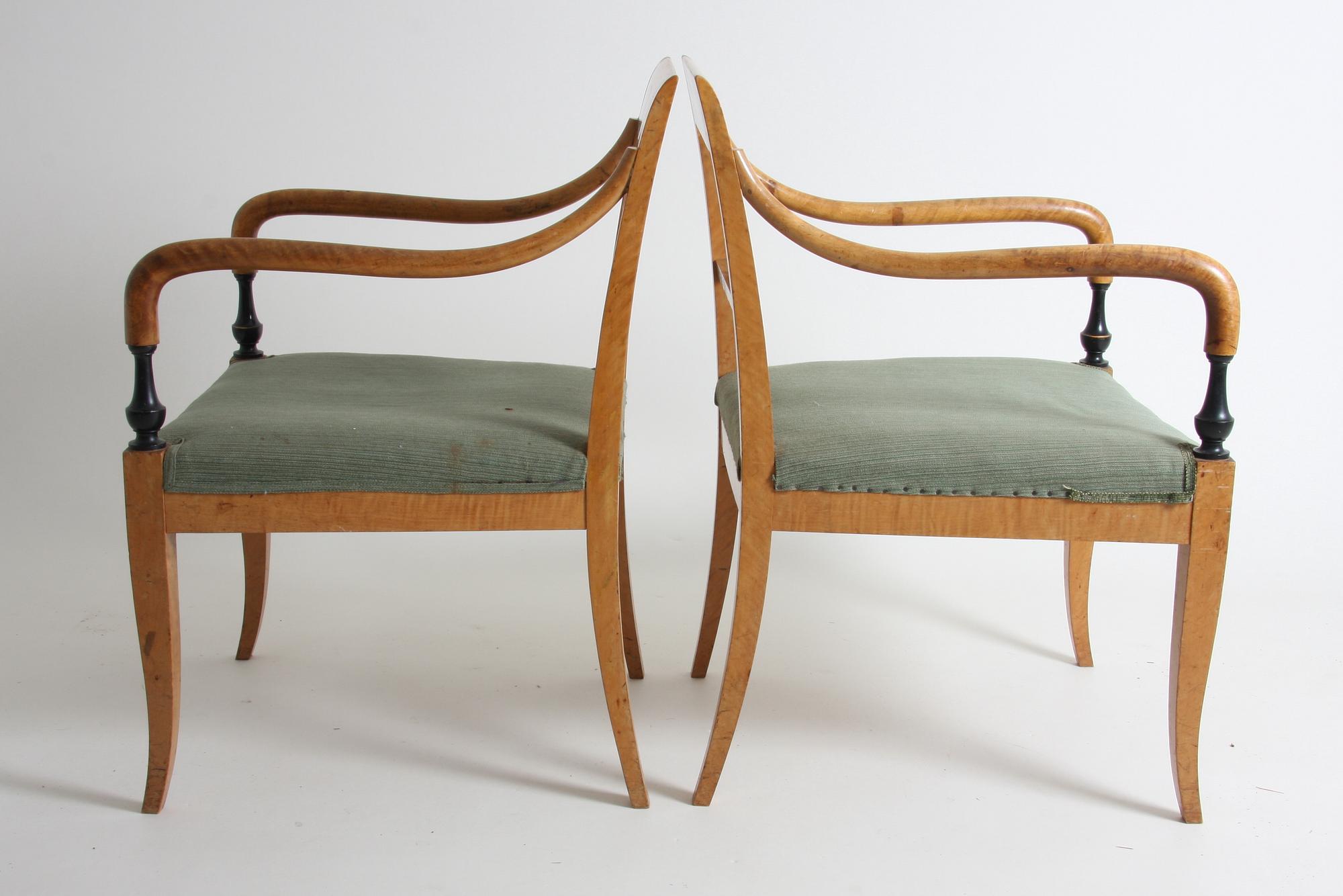 SALONGSMÖBLEMANG, 8 delar, biedermeier/biedermeierstil, 1800- och 1900-tal.