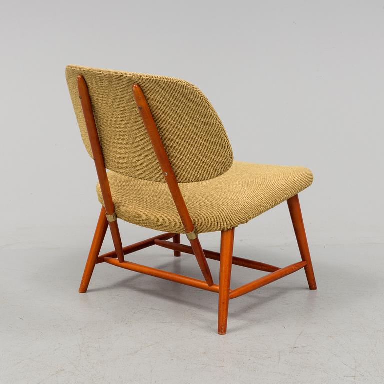 ALF SVENSSON, fåtölj, "Teve", Ljungs Industrier, Bra Bohag, 1950-tal.