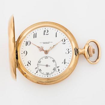 FICKUR, urtavla märkt "C L Malmsjö & Co Göteborg", savonett, 51,5 mm.