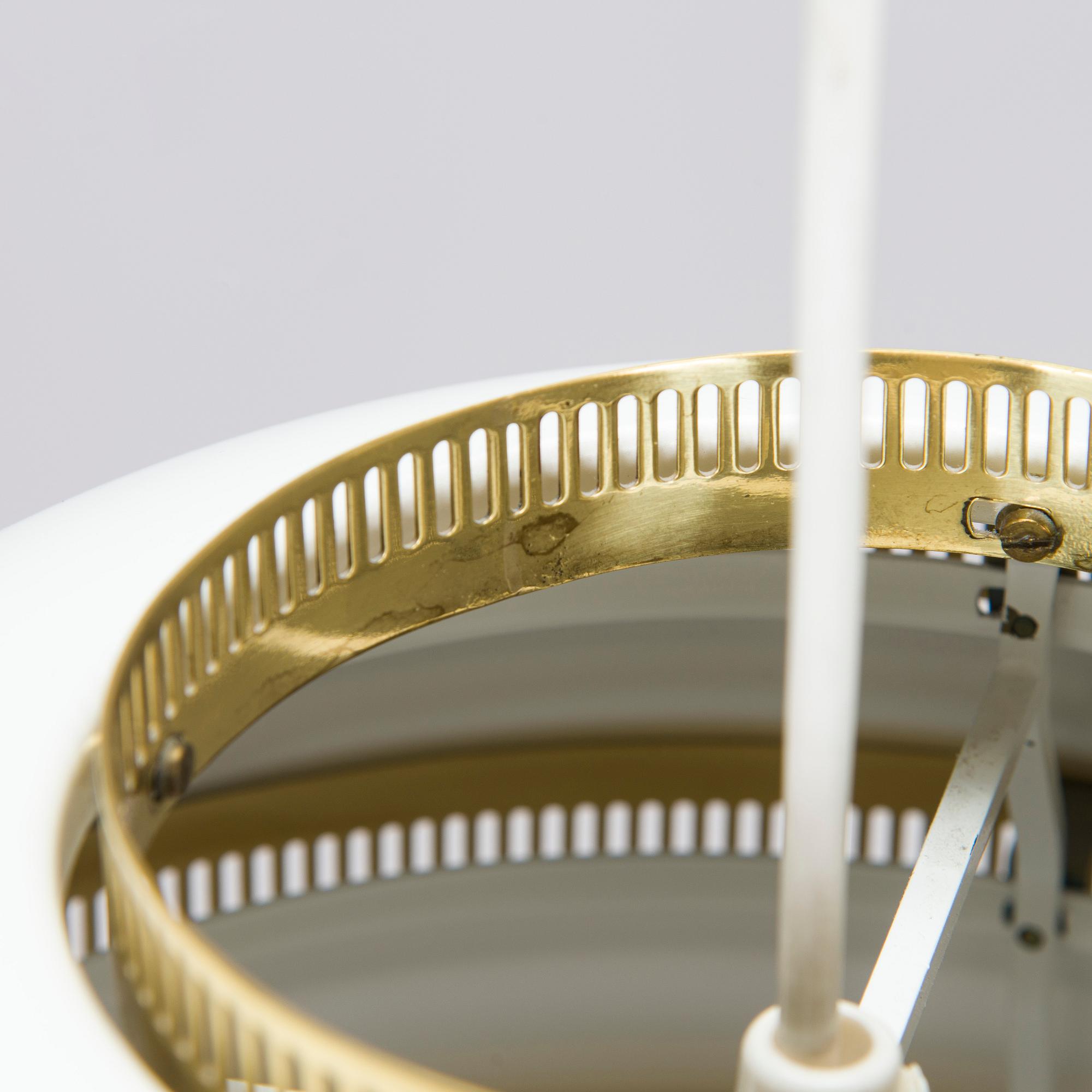 Alvar Aalto, ceiling lamp, "Beehive" A331, Valaisinpaja / Artek, late 20th century.