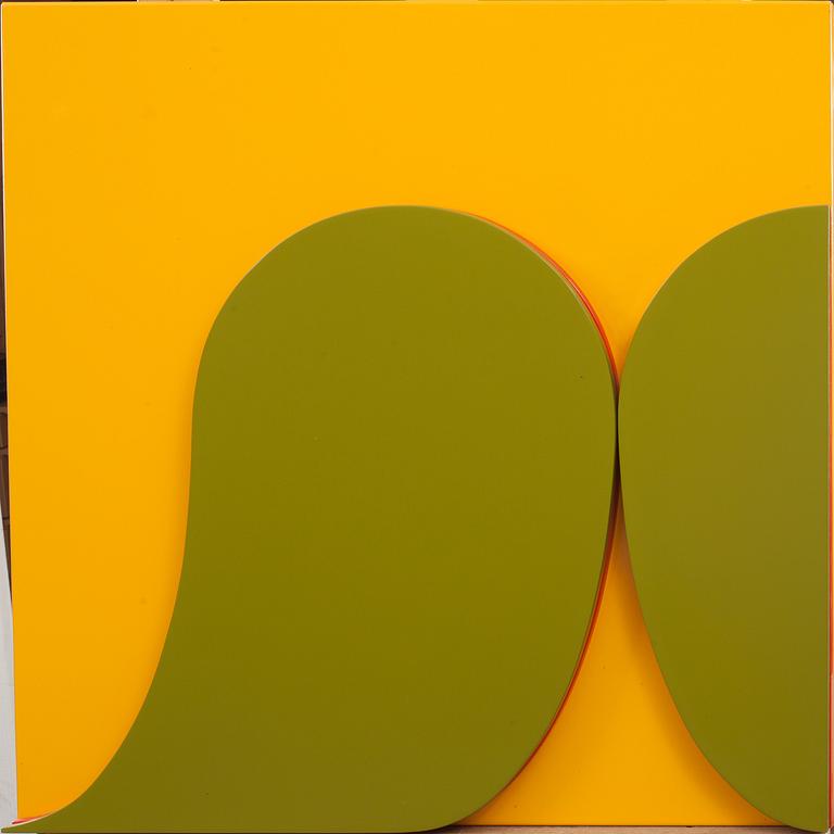 BECK & JUNG, diptyk, väggobjekt, a tergo signerade.