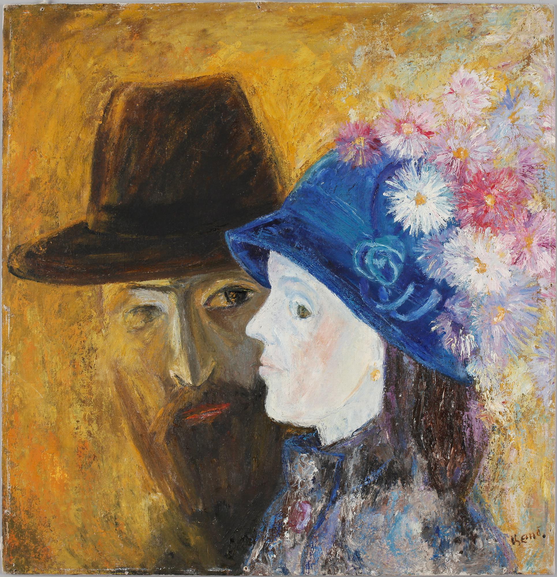 OKÄND KONSTNÄR, olja på duk på pannå. Ryssland. Sign o dat 1988 a tergo.