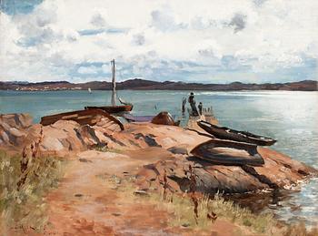 76. Hugo Birger, Summer day, Lysekil.