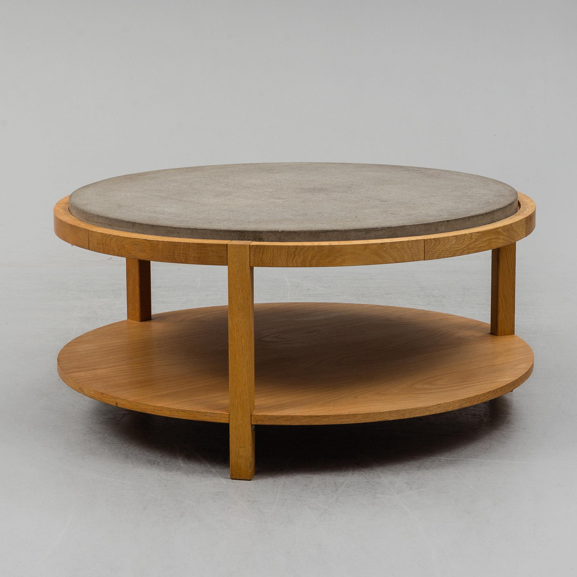 ANIKA REUTERSWÄRD, a 'Bas 2' oak coffee table from Fogia Collection.