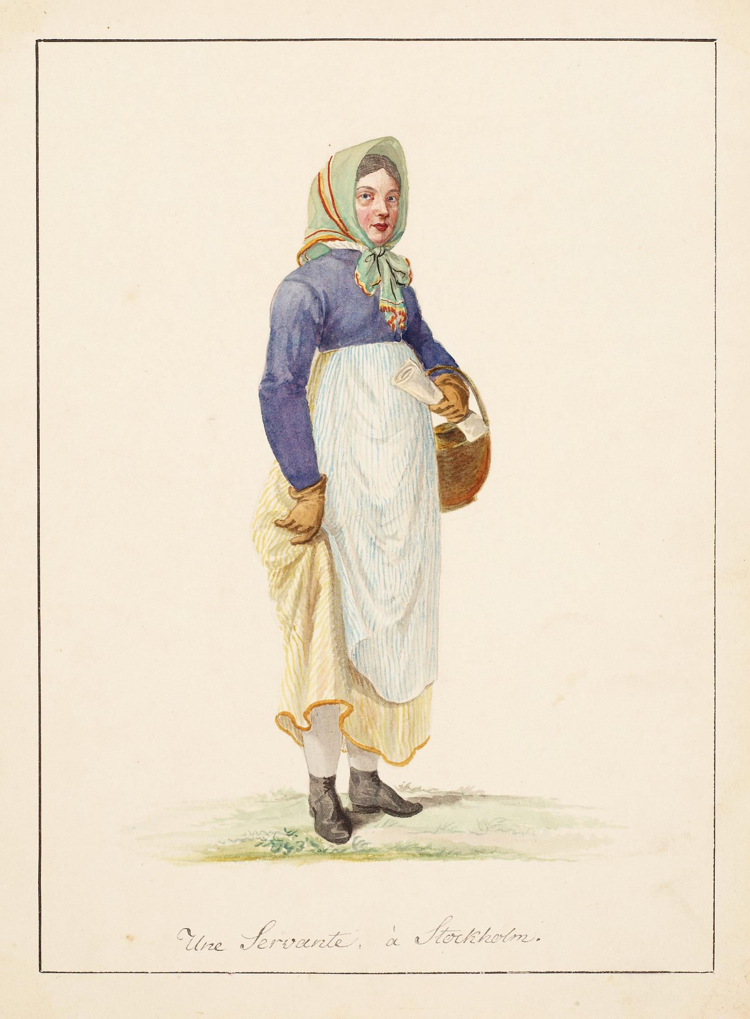 Carl Wilhelm Swedman, "Une Servante, á Stockholm".