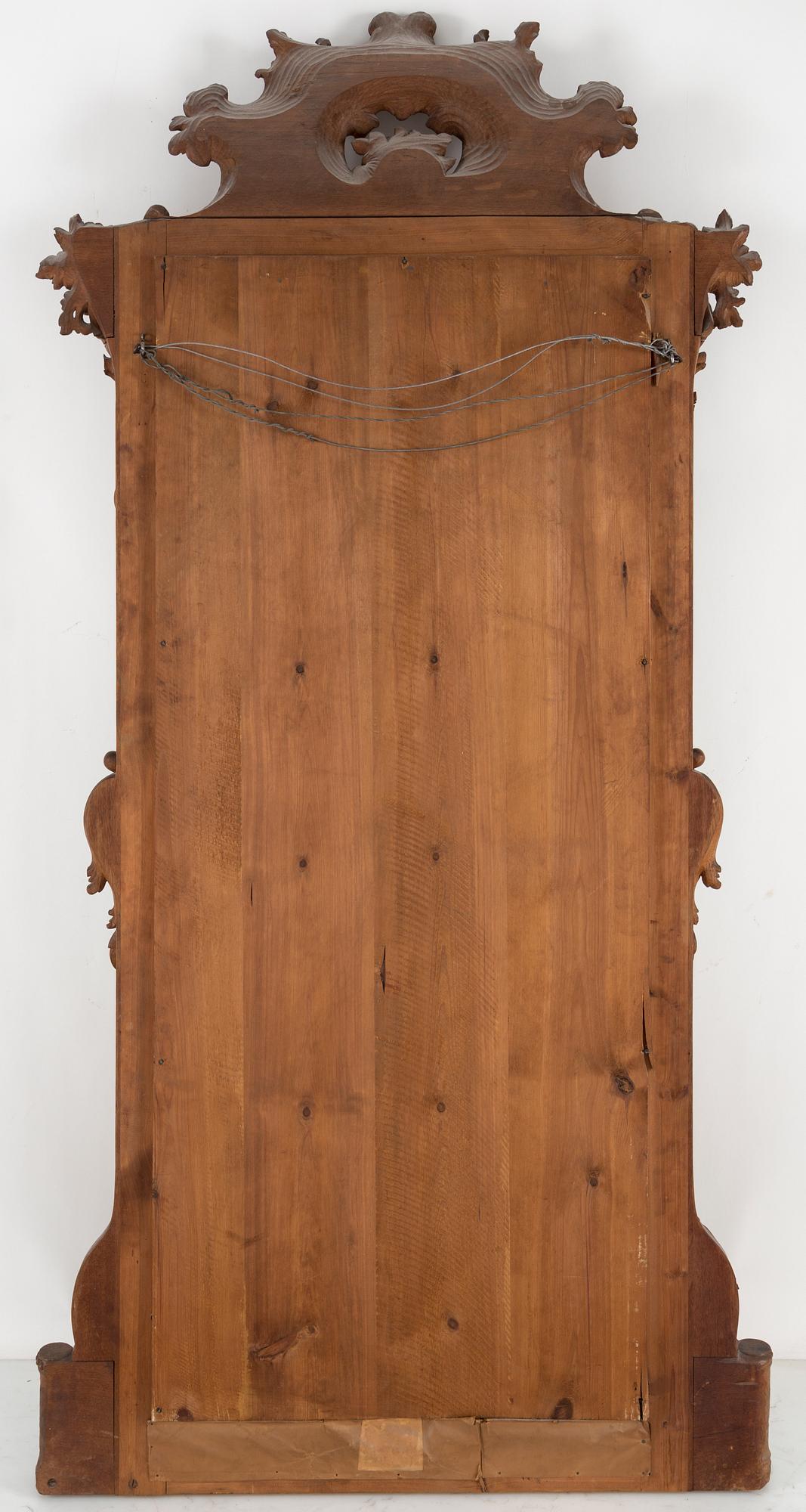 SPEGEL MED KONSOLBORD, nyrokoko, 1800-talets slut.