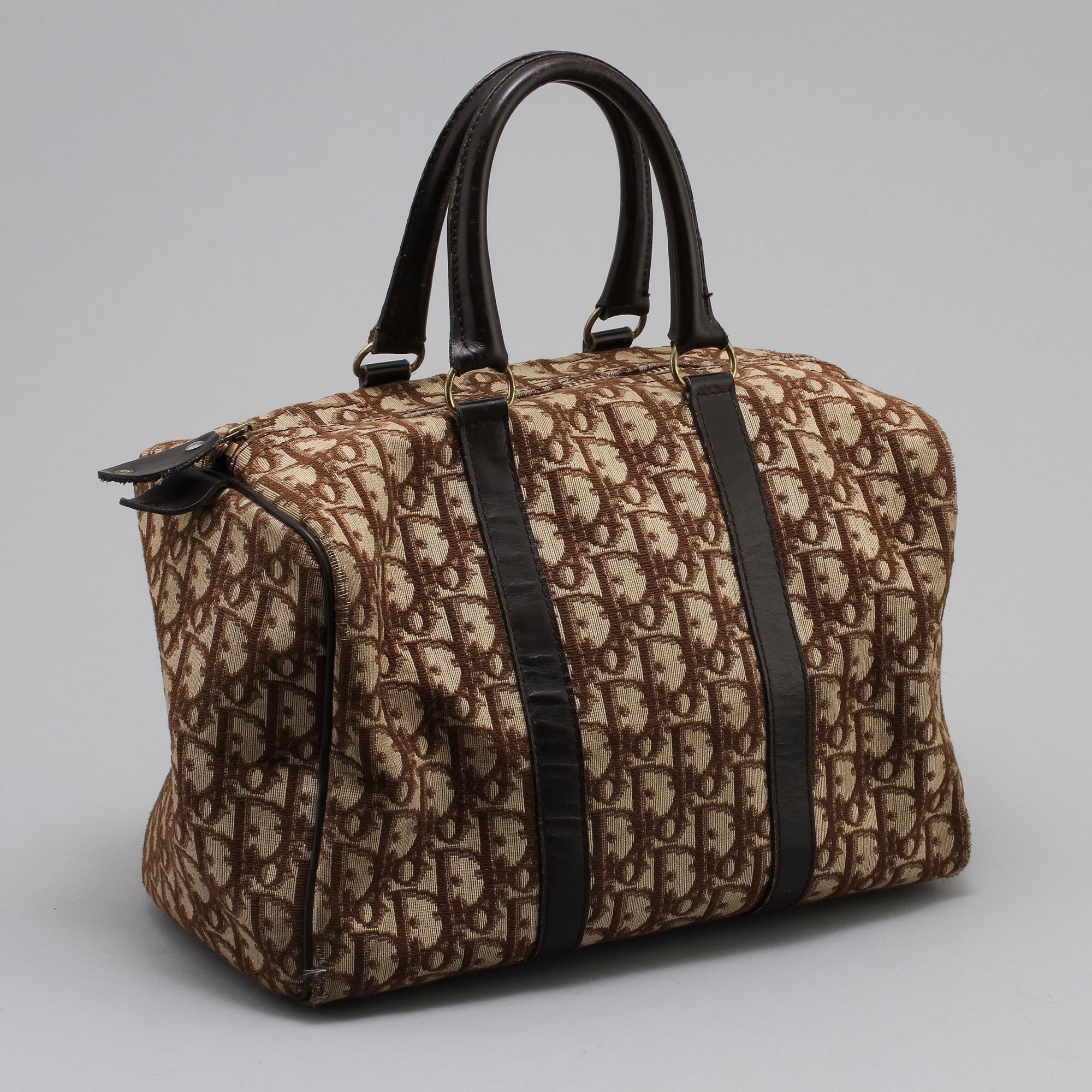 VÄSKA samt SCARF, Christian Dior, Paris, 1900-tal.