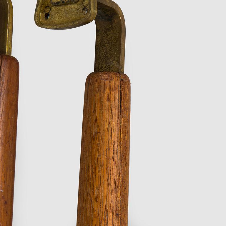 Dörrhandtag, 6 st, 1900-talets mitt.