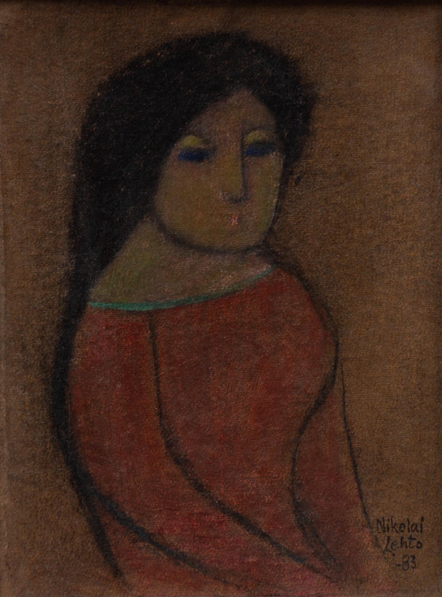 Nikolai Lehto, Woman's portrait in half profile.
