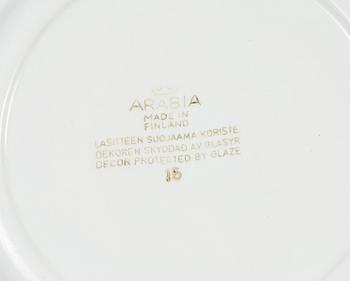 SERVIS, "Blått Landskap", 39 delar, porslin, design Reinhard Richter, Arabia.