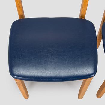 Lasse Ollinkari, stolar, 7 st, "Ervi-stolen", för Artek, 1960-tal.