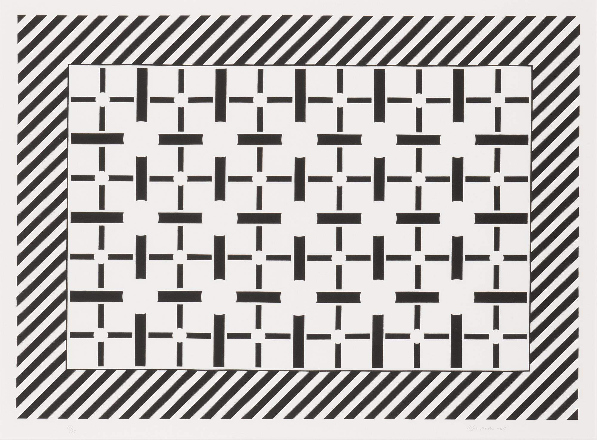 Juhana Blomstedt, silkscreen, signerad och daterad -05, numrerad 15/75.