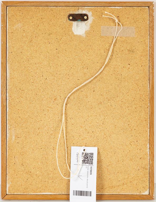 RUNE JANSSON, oil on panel, signature (cropped).