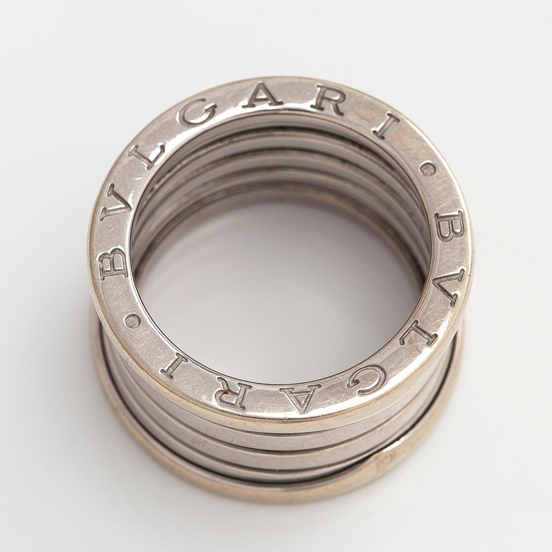 Bulgari, ring, "B.zero1", 18K vitguld.