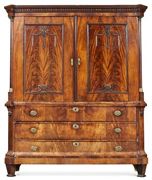 889. A Dutch  late 18th century cupboard.