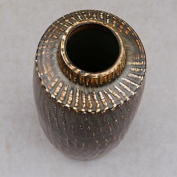 GOLVURNA, stengods, Gunnar Nylund, Rörstrand, monogramsignerad.
