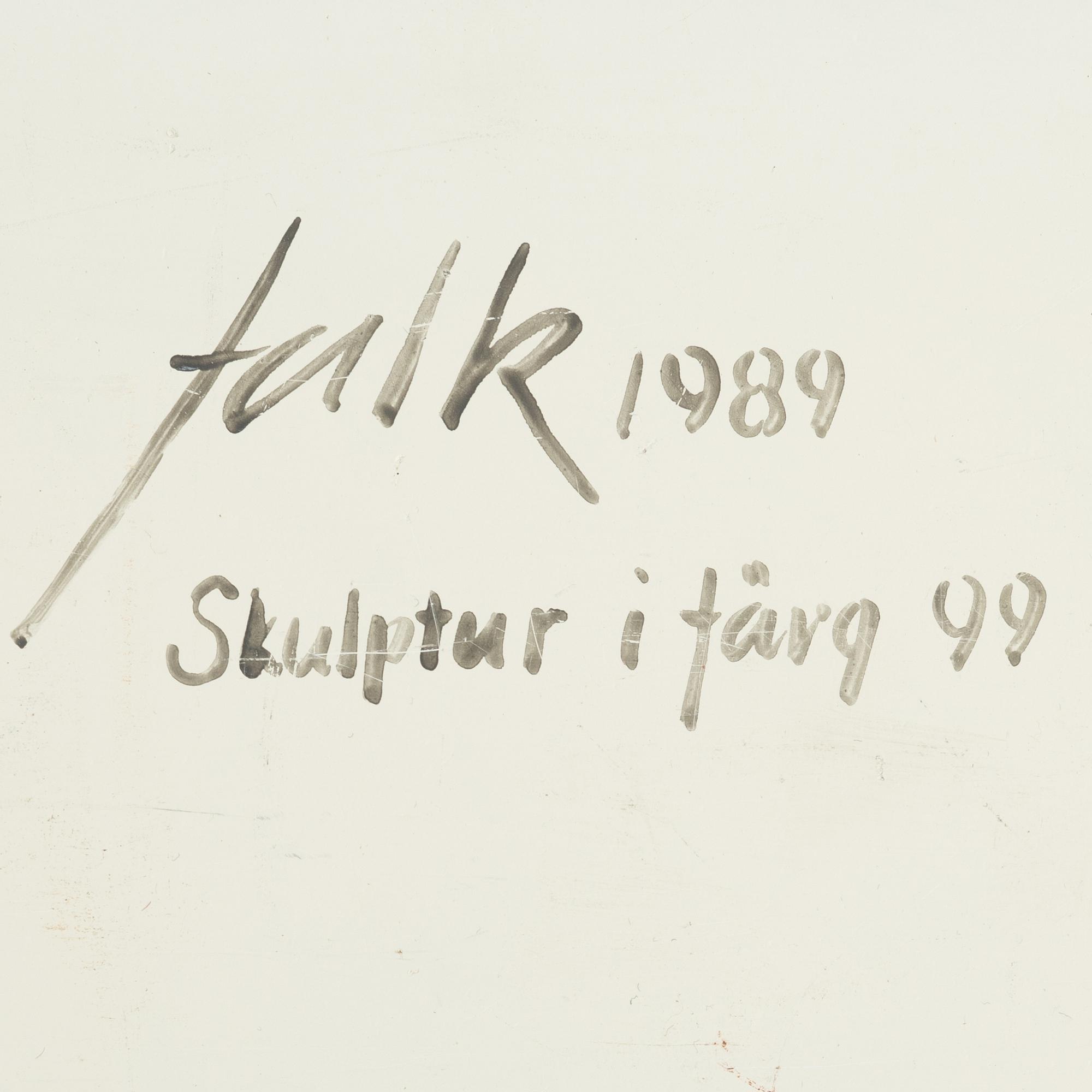 Lars Erik Falk, "Skulptur i färg 99".