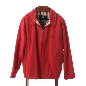 307. BURBERRY, a red cotton jacket.