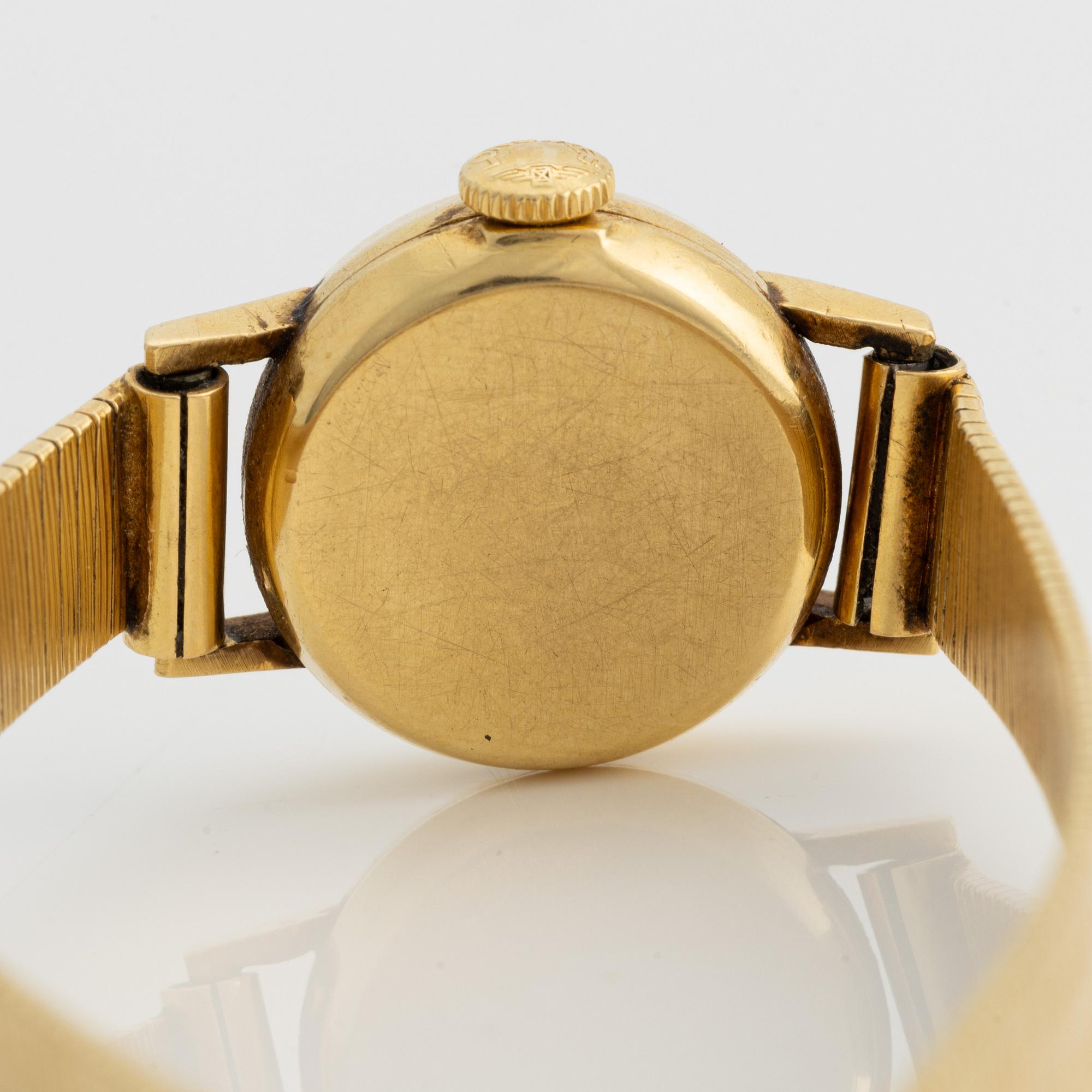 Longines, armbandsur, 17,5 mm.